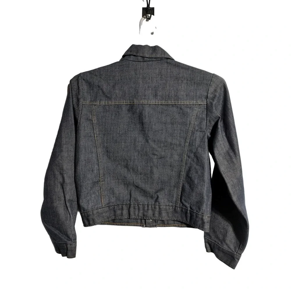 Montgomery Ward VINTAGE 1970's -1980's blue jean trucker jacket men medium-Large - Picture 2 of 4